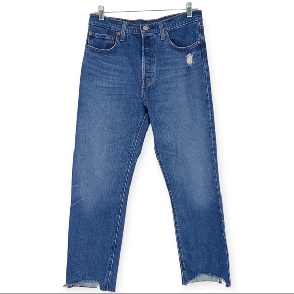 Levi's Premium Denim 501 Crop Jeans 36200-0127 (W26 L26) - Picture 2 of 14